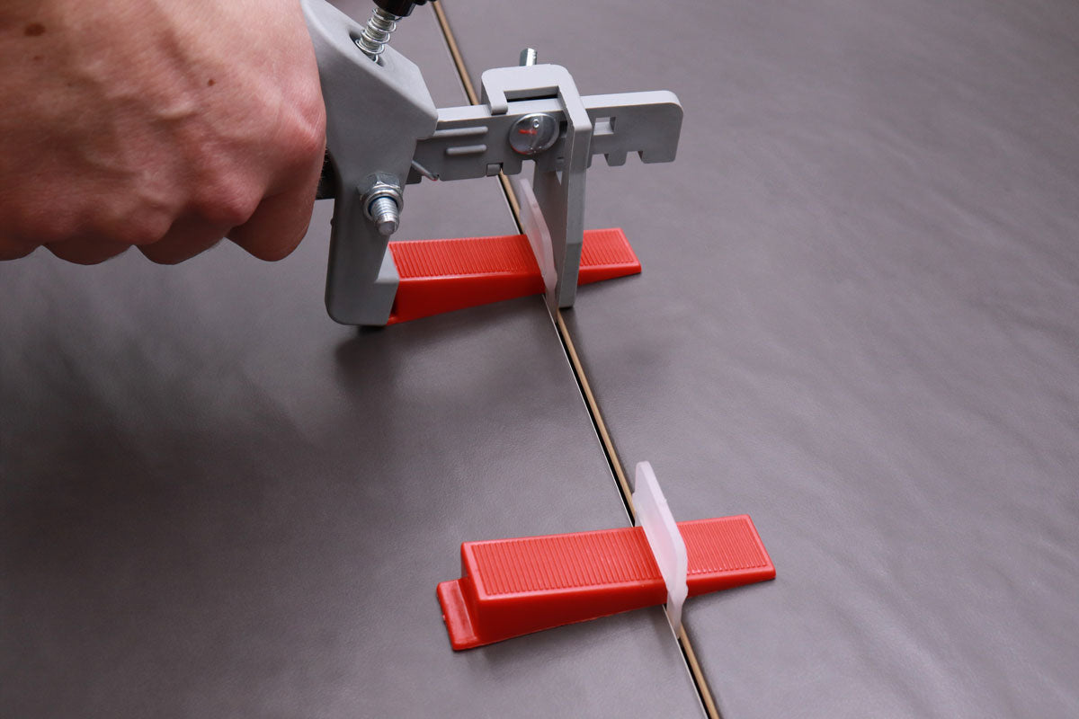 Bauhandel24 Nivelliersystem Anwendung Bild