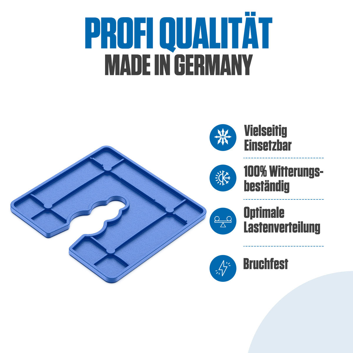 Bauhandel24 Montageklötze Kunststoff 2mm Vorteile Bild