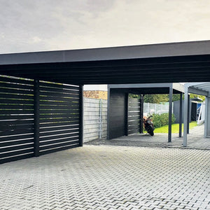 Flachdach Carport Aluminium